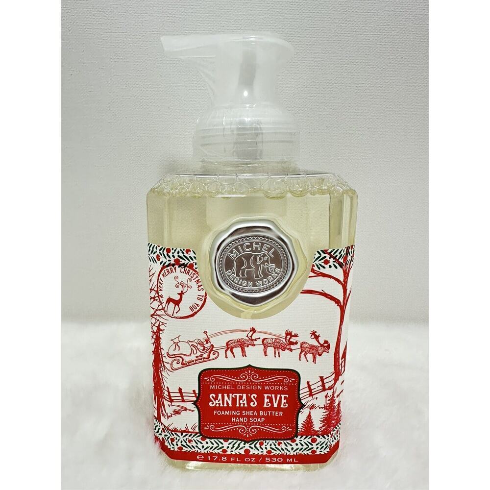 Michel Design Works SANTA’S EVE Foaming Shea Butter Hand Soap 17.8 floz New